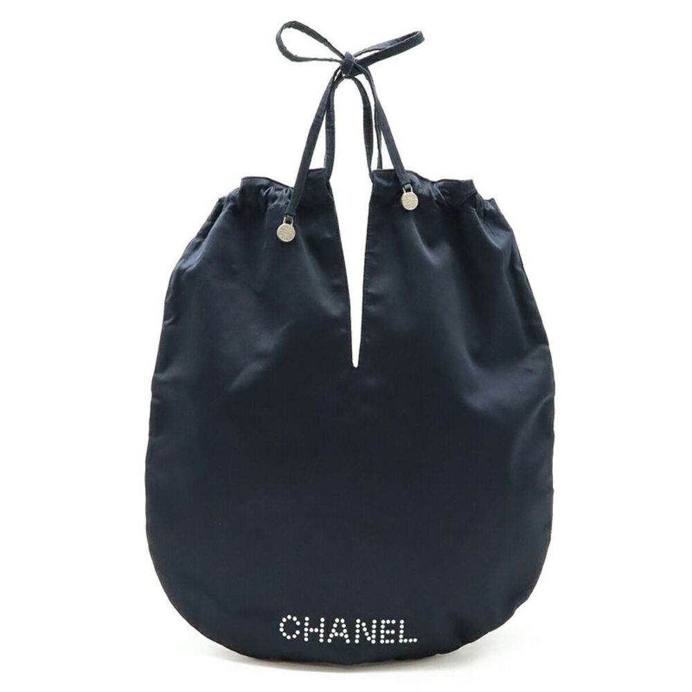 Chanel Nylon Logo Drawstring Pouch - image 1